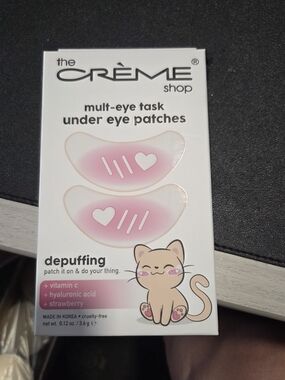 the Crème Shop Pink Depuffing Multi-Eye Task Under Eye Patches